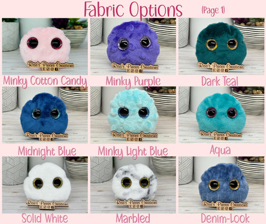 Baby Worry Buddy, Sensory Comfort Toy, Fuzzy sensory plush, calming sensory animal, soothing emotional support, fidget stim